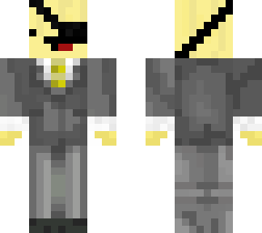 simple banana with suit