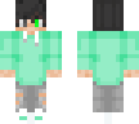 thing with hood (2 pixeled eyes) + my version