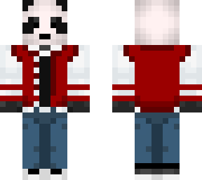 varsity panda - removeable jacket