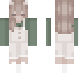 white overal girl