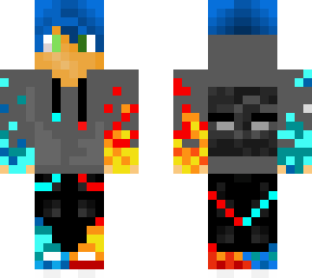 wither boy with fire and ice sweater