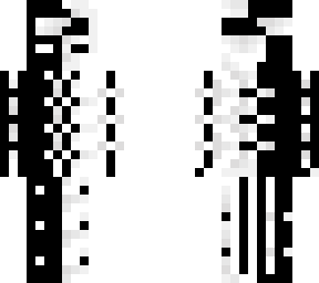 black and white