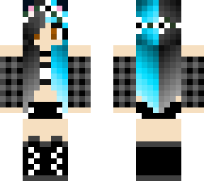blue & black neko