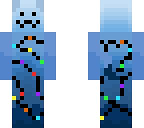 blue christmas cat