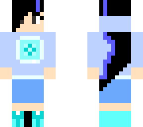 blue girl