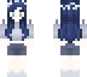 blue girl