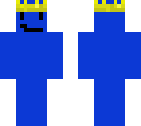 blue guy with crown