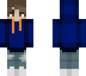 blue hood boy