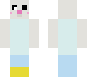 bunny but with yellow boots