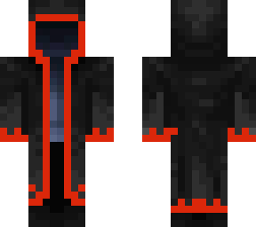 dark red hood