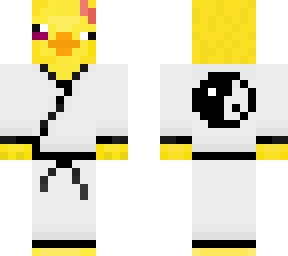derpy duck with karate suit + scar