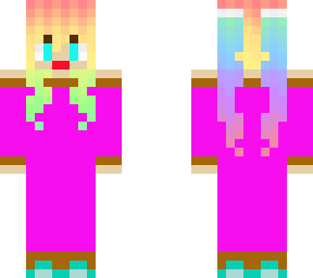 fancy rainbow girl
