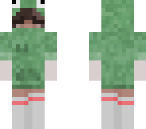 frog hoodie mouth part up