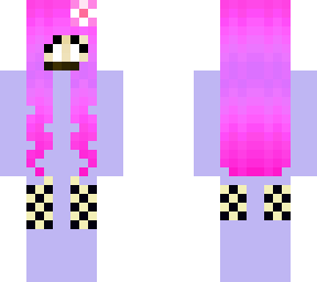 galaxy pinkish purpleish blueish girl hair