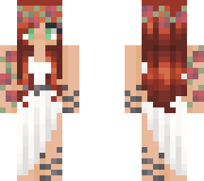ginger white dress