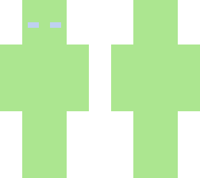 green glitch blob