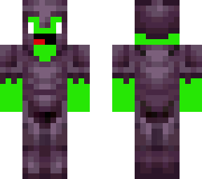 green herobrine alien thing