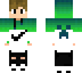 green nike boy