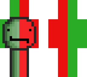 green vs red dream/half good dream half evil dream