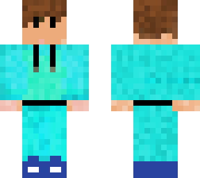 guy with cyan hoody