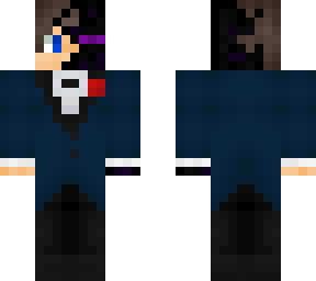 half enderman half man in a tuxedo