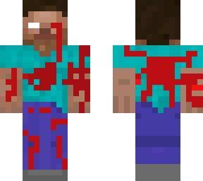 herobrine is bleeding?