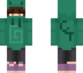 karl jacobs frog skin as a girl :)