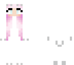 light pink with blue eyes