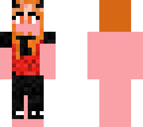 my version of emo/goth redhead