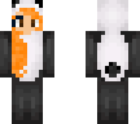 onsie panda orange hair