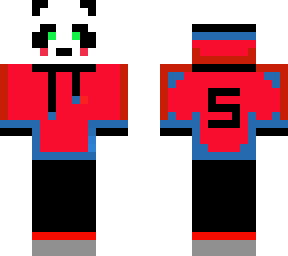 oso panda con sudadera xd