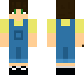 overalls also hat