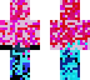 pink blue bloom