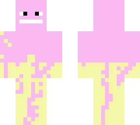 pink ice cream dripping