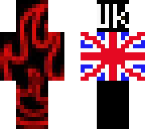 pixel flame logo uk edition