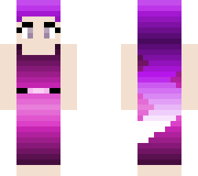 purple/pink fade girl