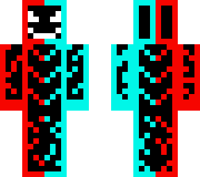 red and blue, and evil
