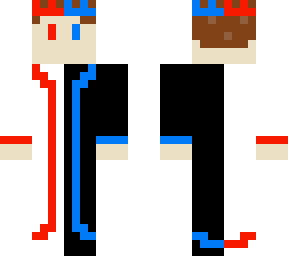 red blue robed