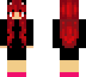 red cat girl