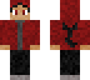 red hoodie