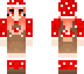 red mushroom girl