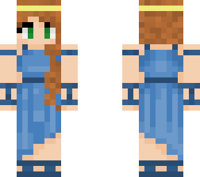 sacredpillow blue dress complete!