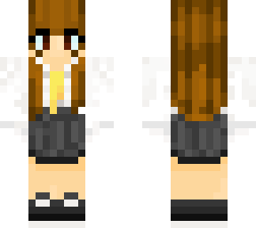 school girl with bangs