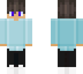simple blue hoodie