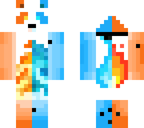 some weird flame panda