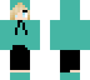teal blond boy/man sweater version