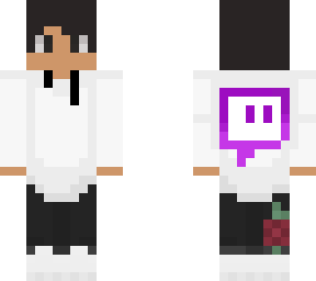twitch logo on back
