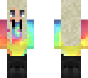 tye dye girl read desc