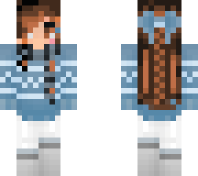 winter sweater brunette