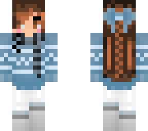 winter sweater brunette2